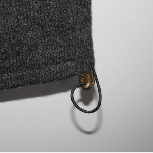 Carraig Donn Aran Irish wool  full zip sweater vest XXL gray - Picture 3 of 12